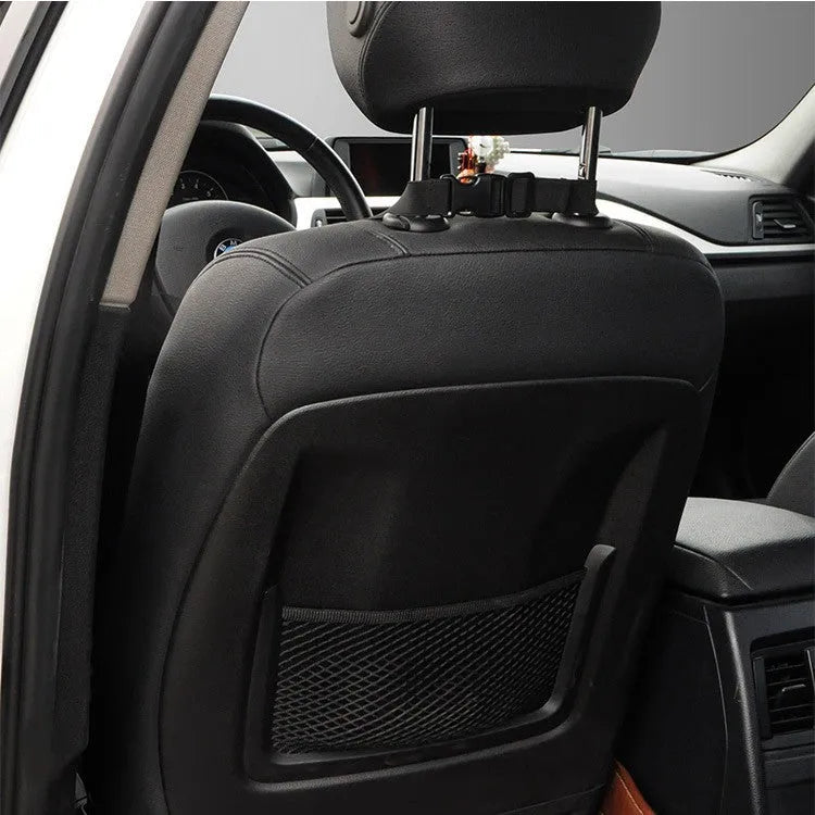 Memory cotton lumbar support cushion in a two-tone design for car seat or office chair.
