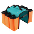 Bicycle double-sided beverage anti-scratch shelf bag in black or blue orange colour