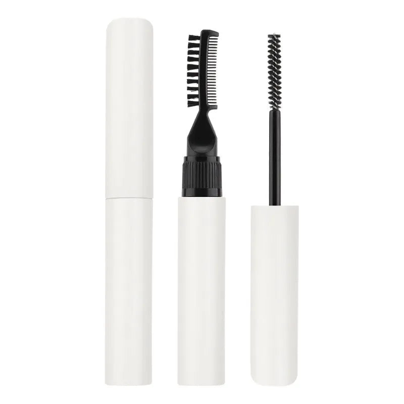 Eyebrow glue for natural shaping with one-brush application in pink or white colour options