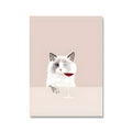 Modern simplicity canvas decorative painting core 40x60cm with white edge for bedroom walls
