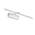 White LED bathroom mirror headlight with lighted frame, 520mm long.