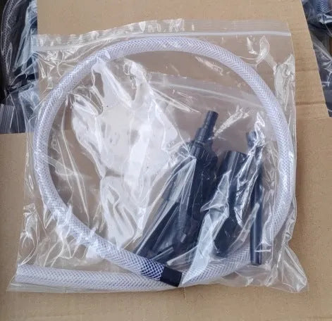 Eight small suction heads for vacuum cleaner arranged in set with bagged or boxed packaging options