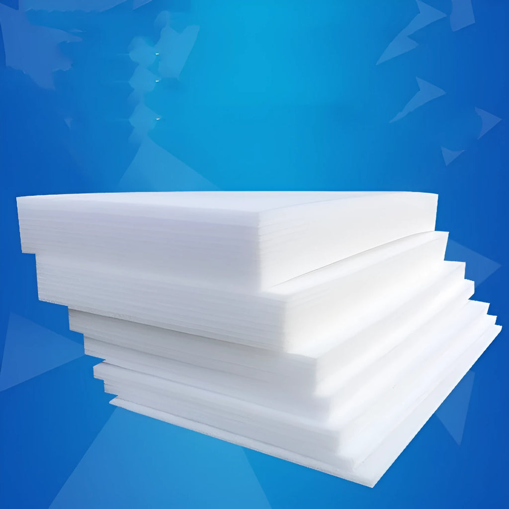 Large white rectangular high density EPE pearl cotton foam board sheet for packaging and crafts