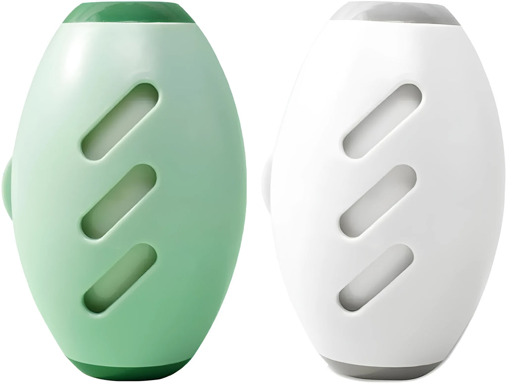 Green washable gel lint roller ball for removing pet hair from fabrics