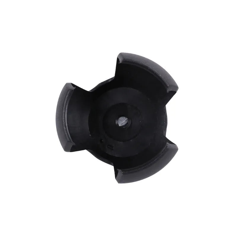 Black golf ball picking device with putter attachment and clip seat weighing 60g