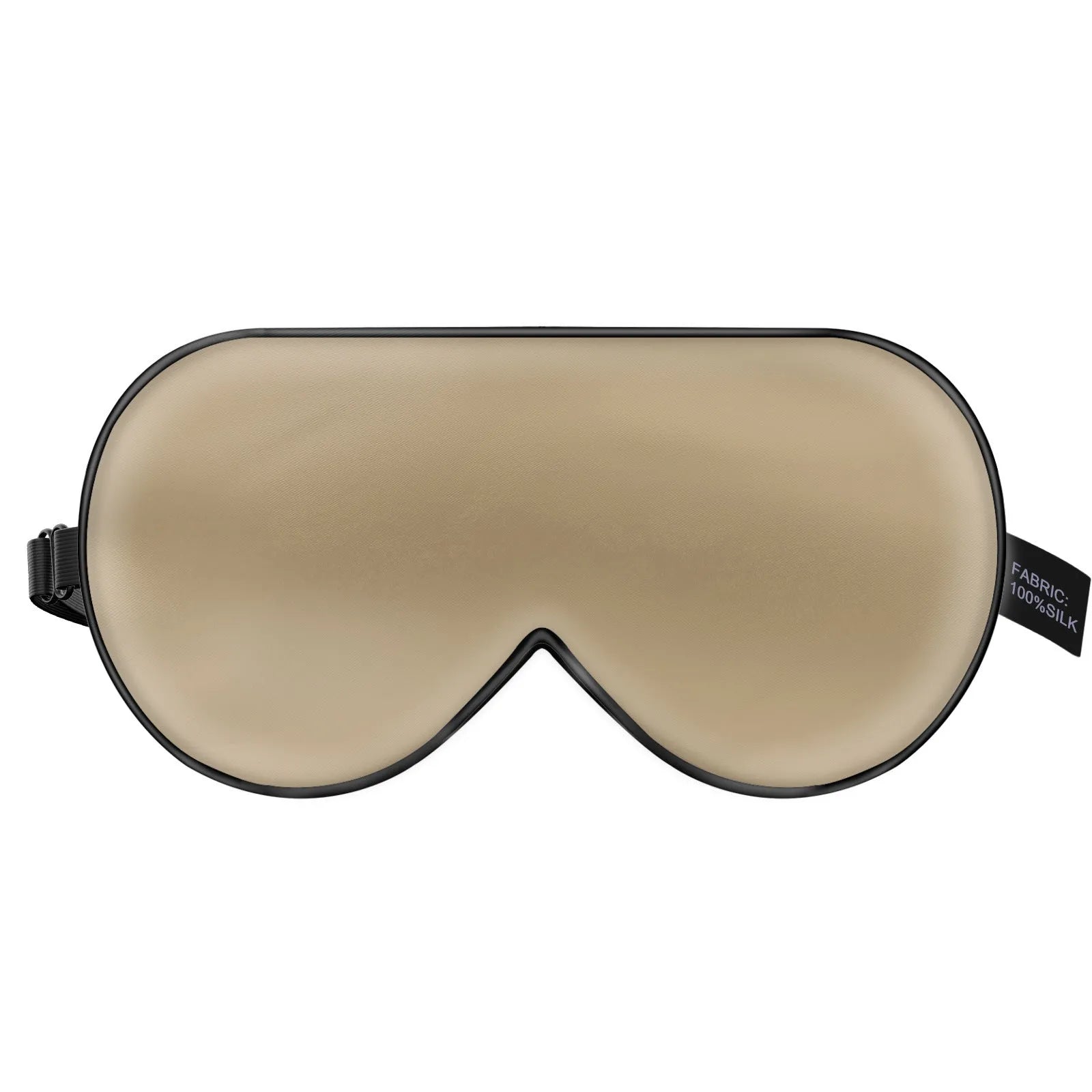 Double-sided mulberry silk sleep mask showing embroidered print in a selection of its 22 colour options.