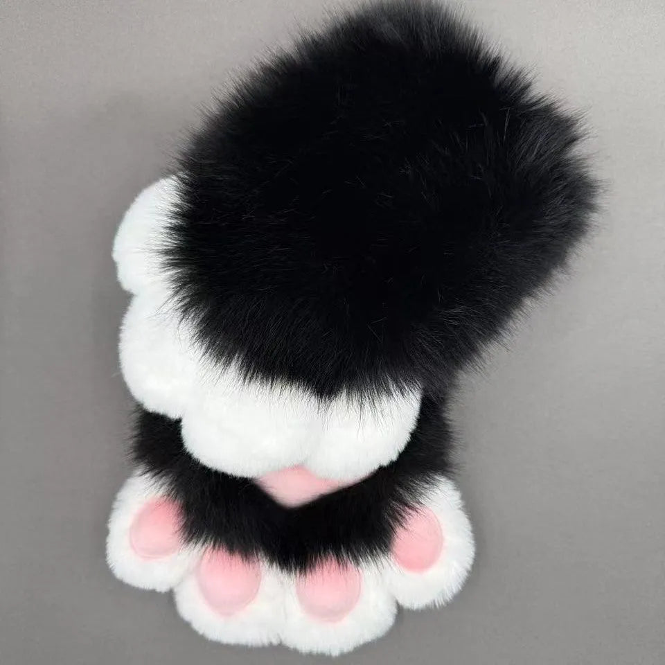 Animal claw cosplay gloves in multiple colour combinations with nylon construction for costume decoration