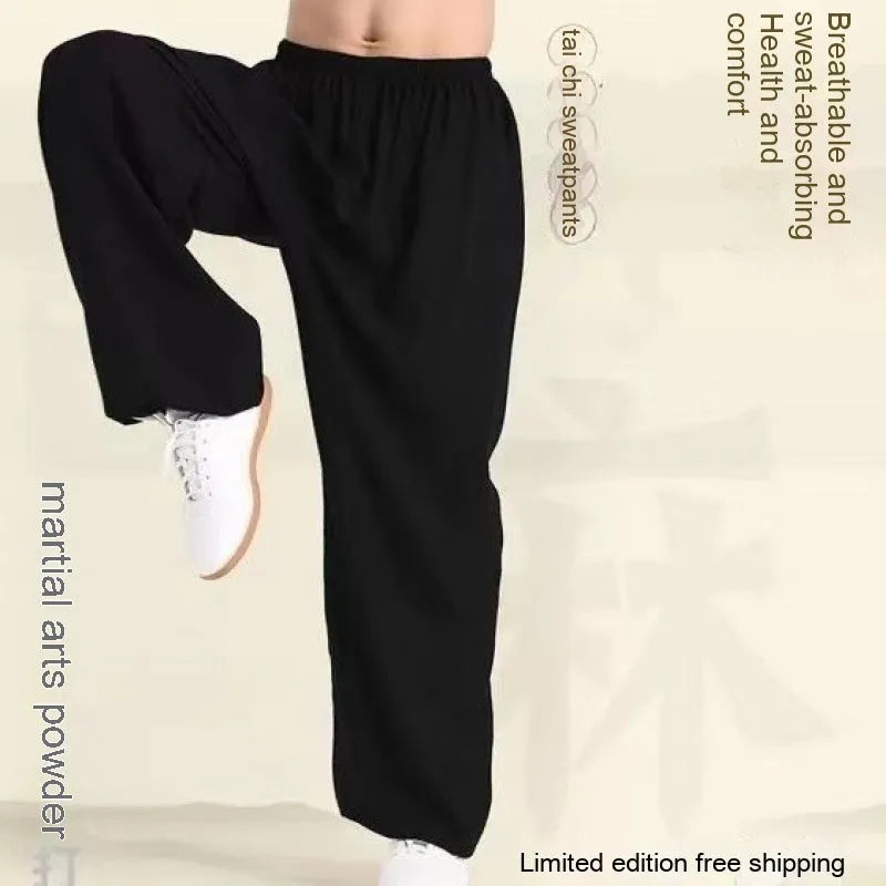 Children's high elasticity Sanda practice pants in black, red, or white colours with Lycra fabric
