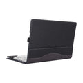 Black imitation leather protective sleeve for Microsoft Laptop6 with Chinese-style bracket closure