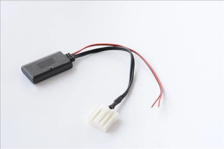 Black Bluetooth audio adapter cable for Mazda cars with AUX port, compatible with models from 2006.