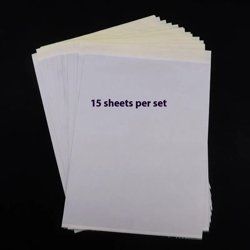 A4 tattoo transfer paper pack with transfer paste gel for quadruple copy hand drawing and machine conversion tattooing