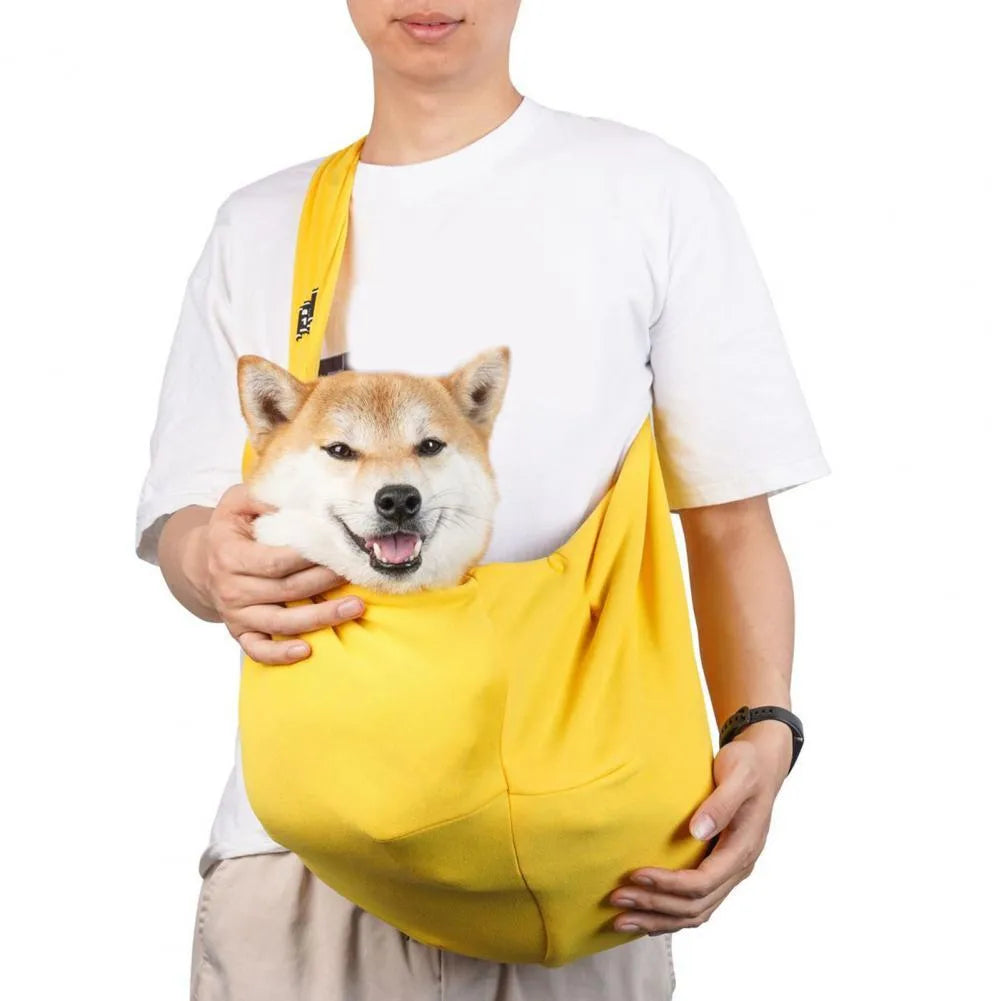 Large foldable cat-themed messenger backpack in multiple colours, showing adjustable strap and multiple pockets.