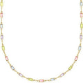 Geometric crystal pendant necklace on an adjustable alloy chain for women.