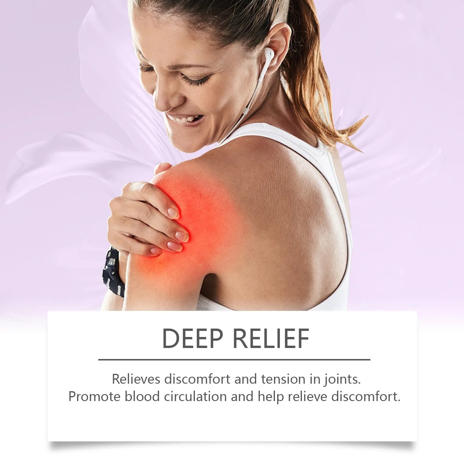 100g tube of joint and muscle massage gel for knee and elbow relief