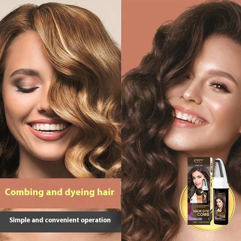 200ml hair dye colour cream containers in brown, wine red, and dark brown shades