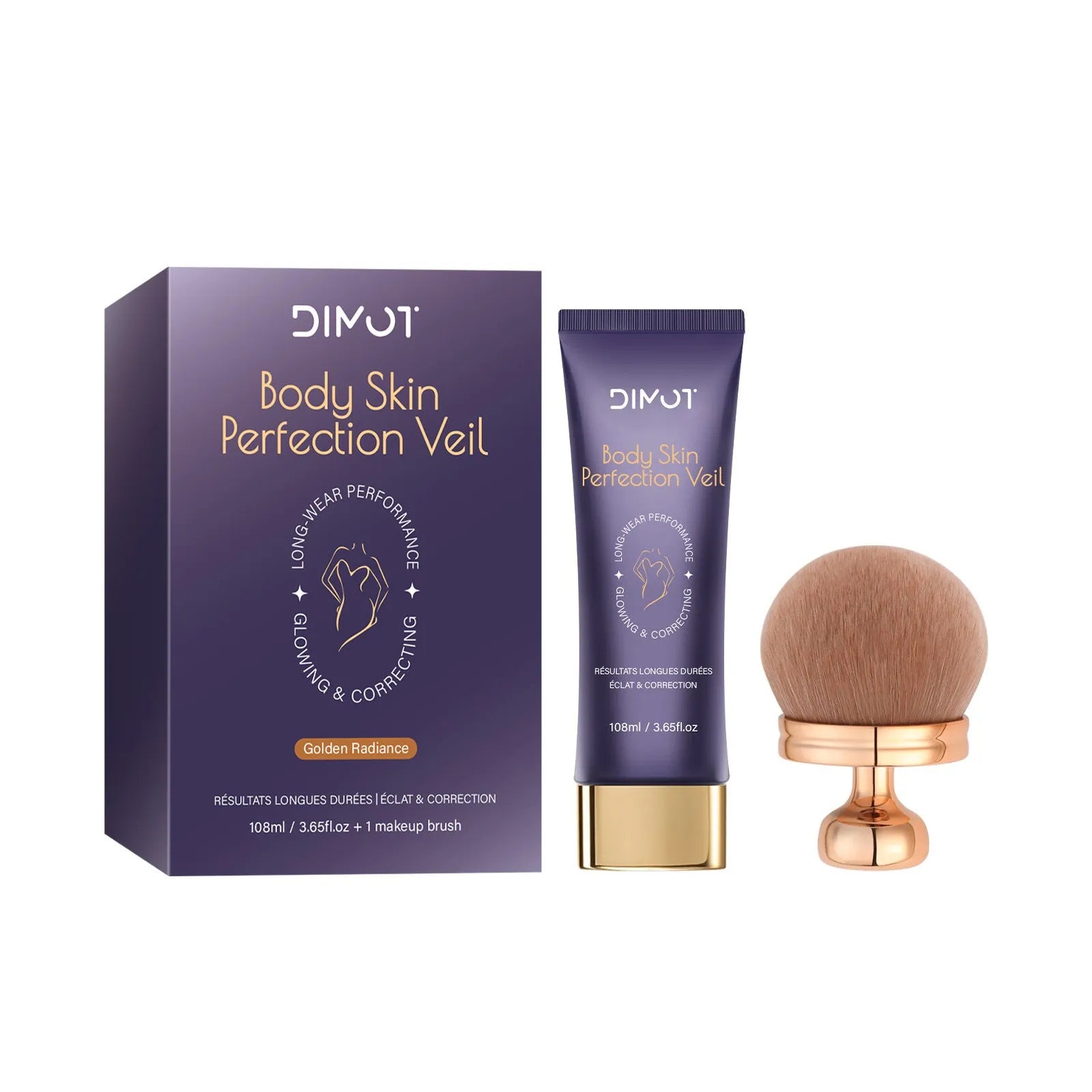 108ml body concealer makeup cream with brush for covering tattoos and birthmarks in four colours.
