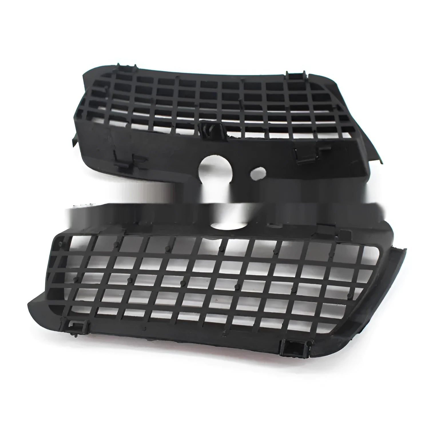 Black ABS plastic fog lamp cover pair for Volkswagen Golf 3 front bumper lower grille replacement