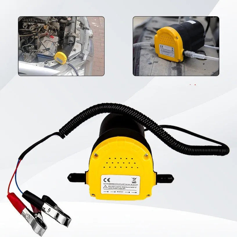 12V electric self-priming oil gear pump with engineering plastic body for transferring engine oil