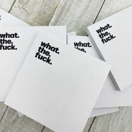Square 75mm sticky note paper with colourful printed cover designs on white background