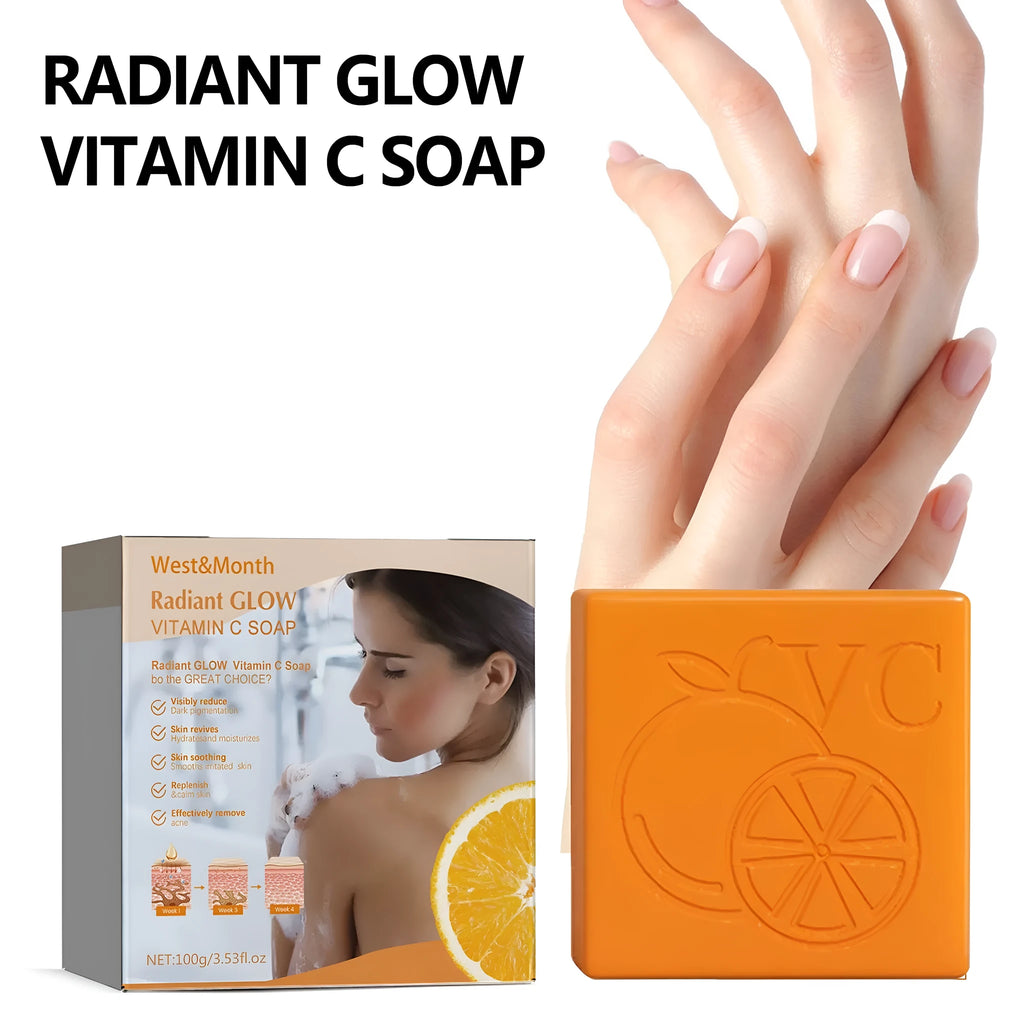 100g whitening vitamin body care cleaning soap with active ingredients