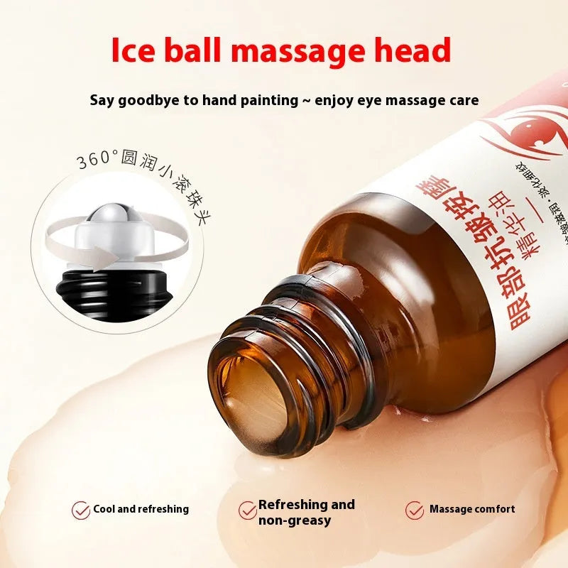 20g eye anti-wrinkle massage essence oil bottle for hydration and firming