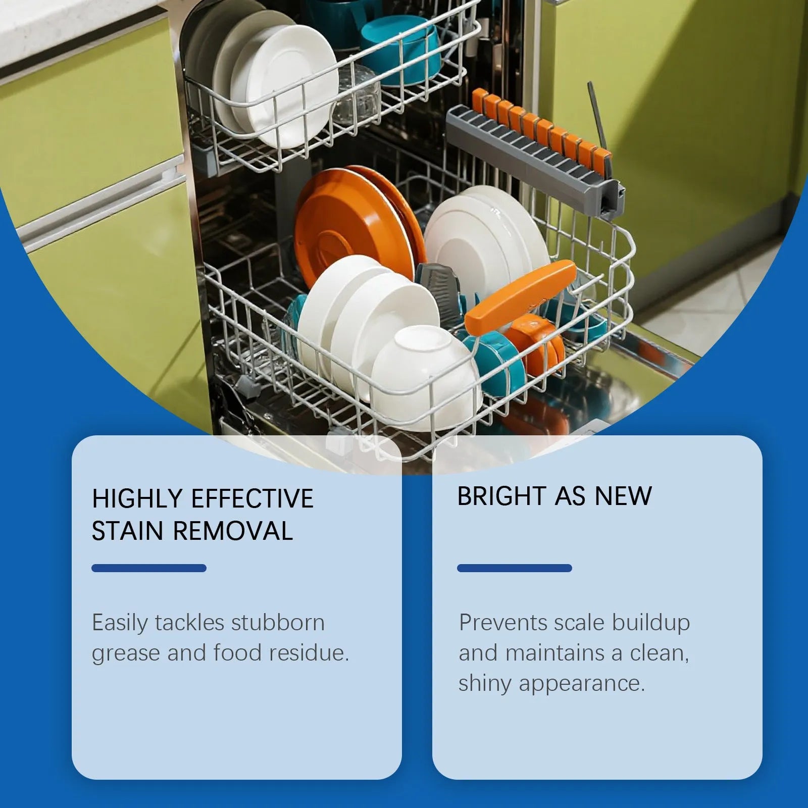 237mL bottle of dishwasher cleaning aid liquid detergent for automatic dishwashers