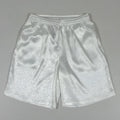 Men's traditional Chinese Tang suit shorts with elastic drawstring waist for Tai Chi training