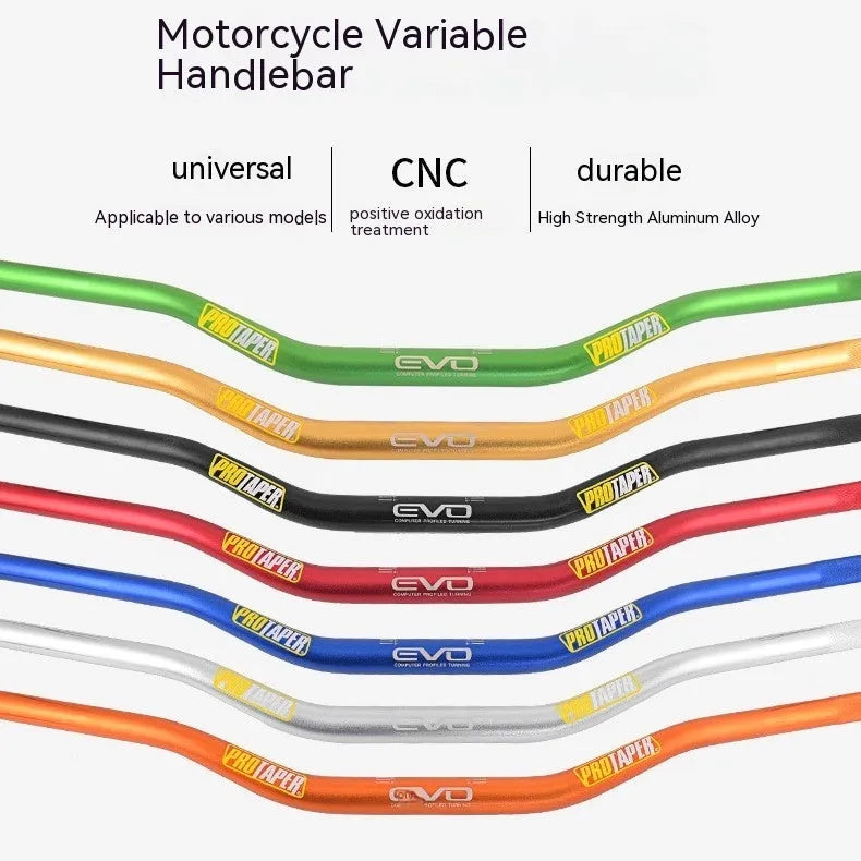 Scrambling motorcycle handlebar orange aluminium alloy 28mm diameter