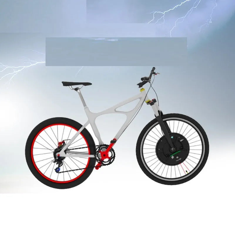 Imotor 3.0 intelligent micro-power wheel bicycle conversion kit for mountain bikes in black