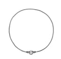 Delicate sterling silver clavicle necklace with pendant on a silver chain.
