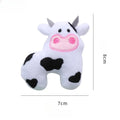 Plush parrot-shaped cat toy with catnip for interactive play next to cow and crocodile options.