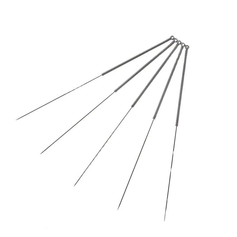 Ten E3D Mk8 compatible nozzle cleaning needles for 3D printers, shown with diameter size options.