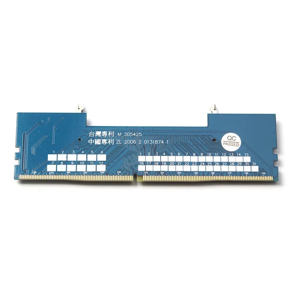 DDR4 laptop to desktop memory adapter card converting SO-DIMM to DIMM with electrostatic bag
