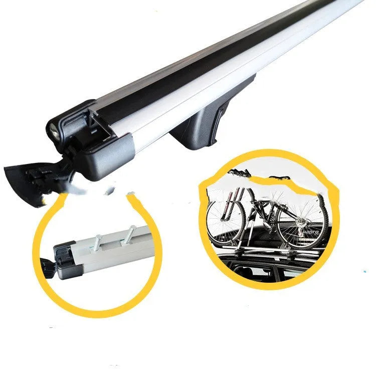 General Motors SUV roof rack crossbar modification set with alloy construction and adjustable length