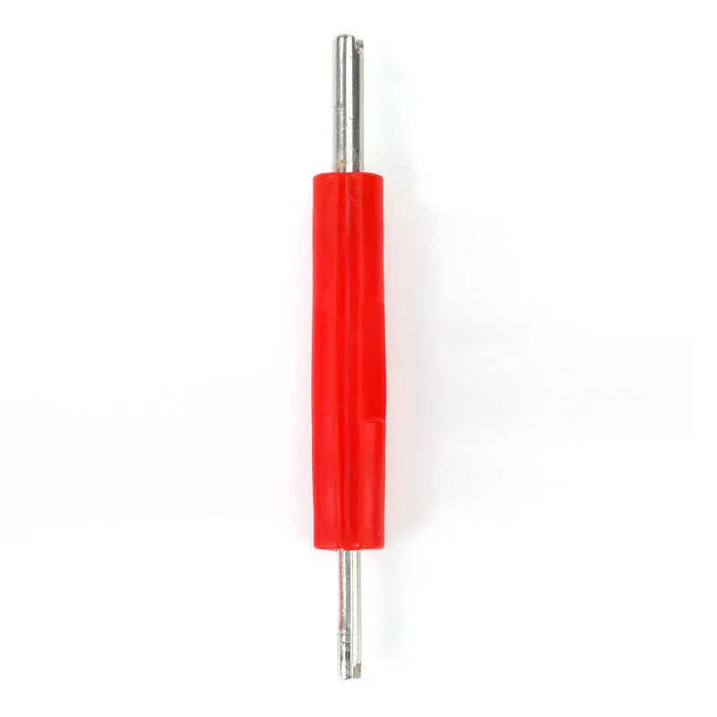 Single-head aluminium alloy twist valve wrench tool in one of three colour styles.