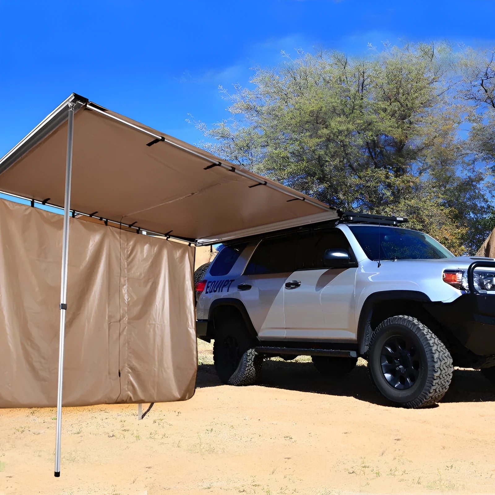 Black glue waterproof camping tent with aluminium alloy poles in multiple size configurations