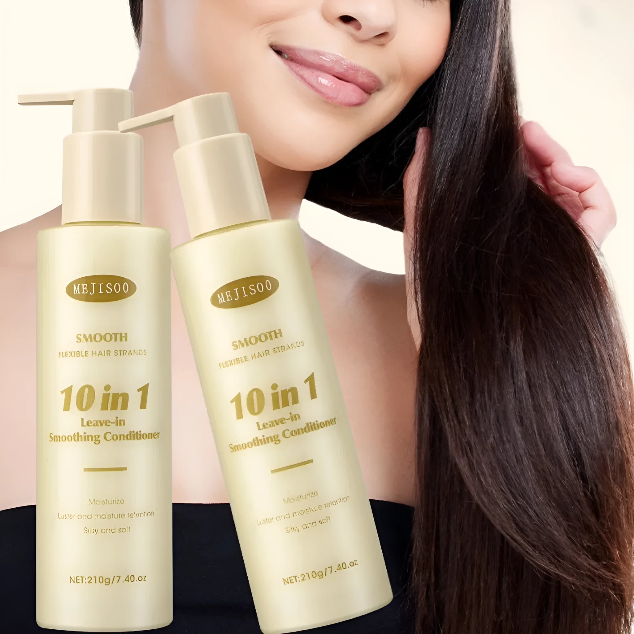 Soft 10-in-1 wash-free hair conditioner 210g bottle for ladies frizzy hair treatment