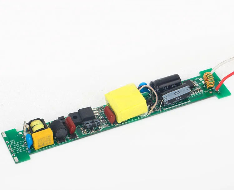 Long 1.2m aluminium LED explosion proof light with tempered glass for mounting on a CNC lathe.