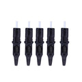 Tattoo drawing tool with integrated ballpoint pen and needle in choice of five colours