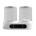 White mini washing machine with double bucket design and USB power connection
