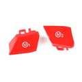 Pair of red and pair of blue M1 M2 replacement buttons for BMW F30 F34 steering wheel.