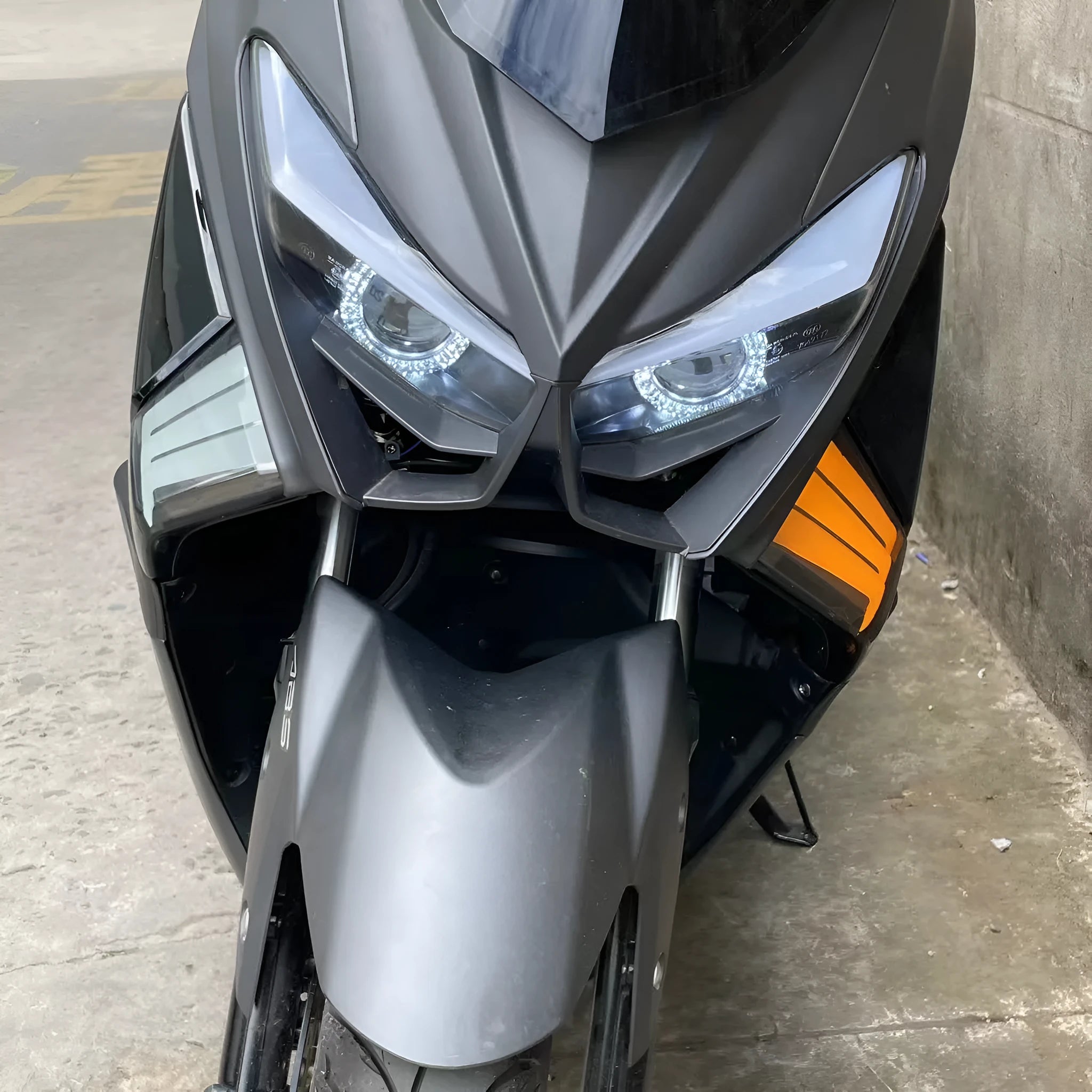 Yellow LED cornering lamp set for Tianying TS150 Special Edition motorcycle
