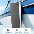 Thickened blue EVA boat fender for marine anti-collision protection.