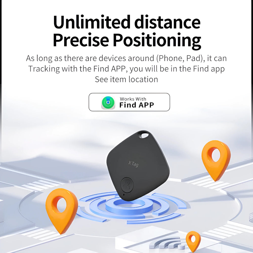 Bluetooth key finder device in five colour options with 37mm diameter for anti-lost tracking