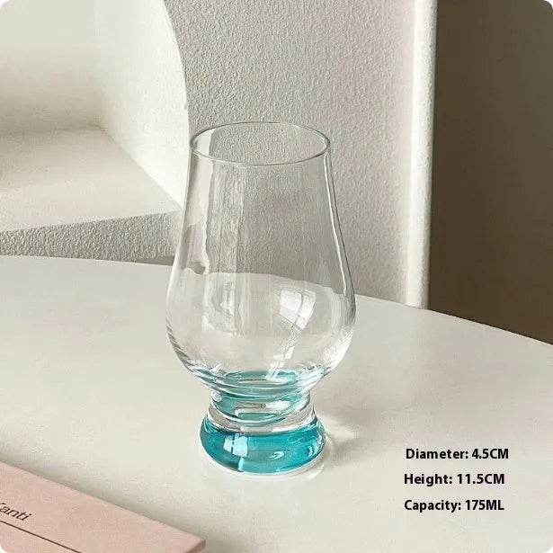 Six different glass designs including goblet, beer stein, champagne glass and themed toasting glasses
