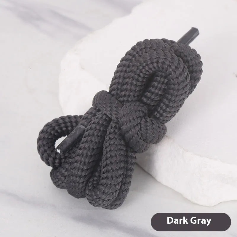 Oval shoelace adapter rope in multiple colours showing 1.0 width and length options for sneakers and sweatshirts.