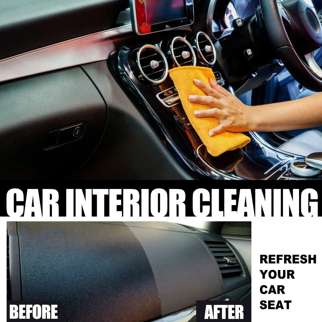 120ml car interior renovation cleaner bottle for leather and plastic dashboard cleaning