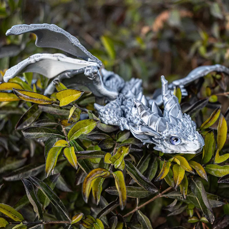 3D printed PLA dragon wings decoration toy in multiple colour options