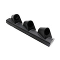 Black ABS car instrument stand with three-hole right drive mounting for 52mm gauges