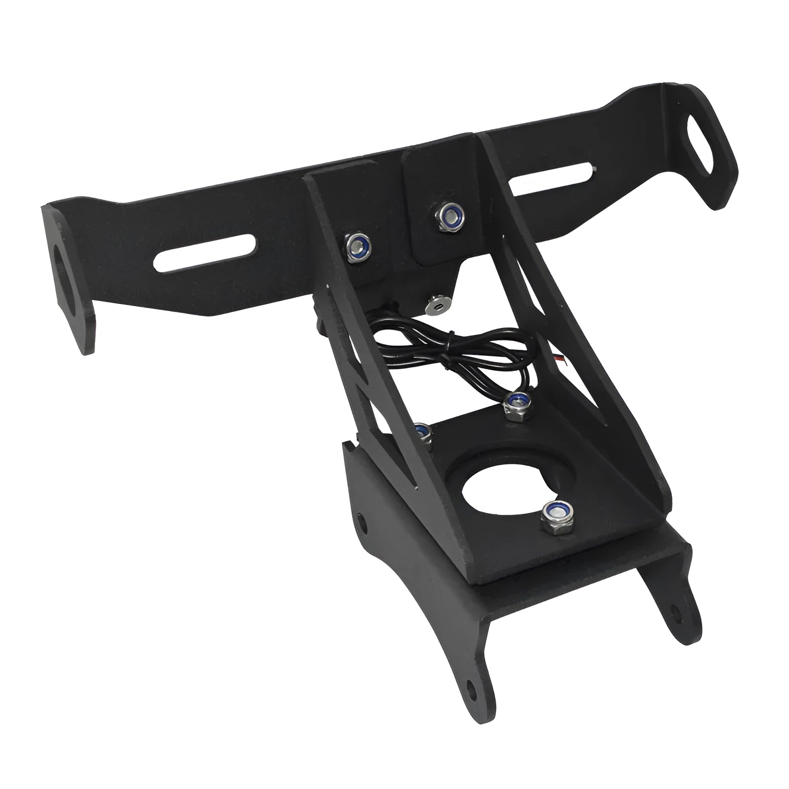 Black aluminium alloy licence plate bracket for Honda motorcycle short tail modifications